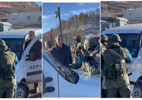Russian 'peacekeepers' who take care of separatists attack media workers with machine guns