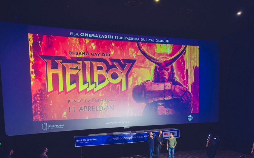 “CinemaPlus”da “Hellboy” fantastik filminin Azərbaycan dilində nümayişi keçirilib - VİDEO