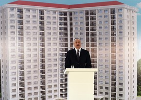 President Ilham Aliyev lays foundation for third residential building for journalists - UPDATED