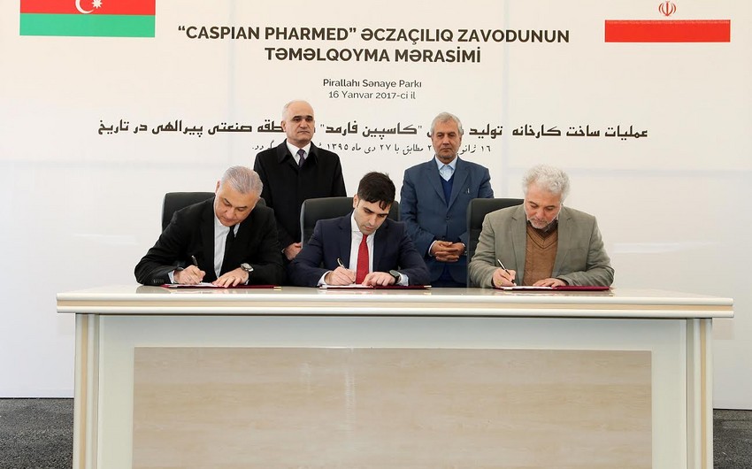 Caspian Pharmed əczaçılıq zavodunun tərəfdaş şirkətləri arasında saziş imzalanıb