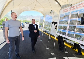 8.2-km section of Shukurbayli-Jabrayil-Hadrut highway inaugurated