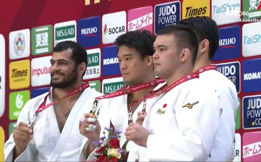 Azərbaycan cüdoçusu Elmar Qasımov Yaponiyada gümüş medal qazanıb