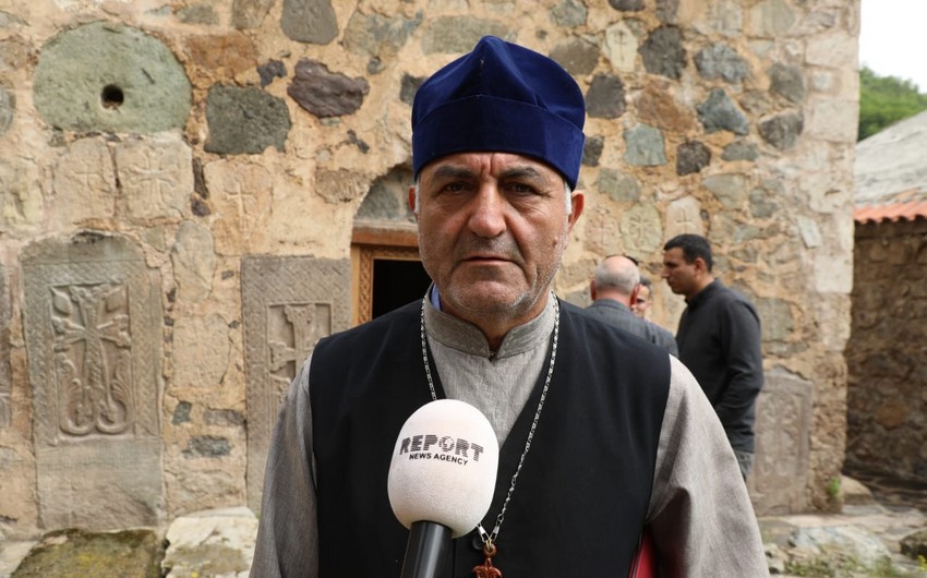 Alban-Udi xristian dini icmasının sədr müavini erməni din xadimlərinə çağırış edib