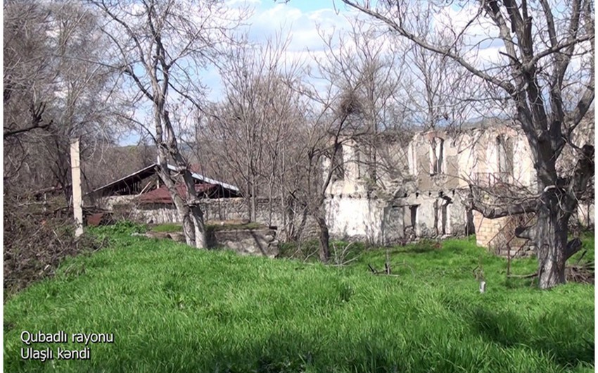 Footage from Ulashli village of Gubadli 