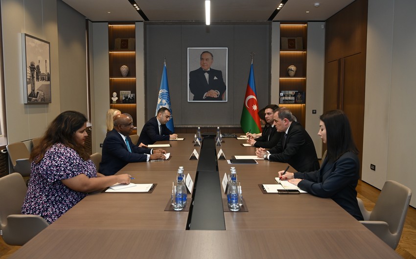 Джейхун Байрамов встретился с председателем Генассамблеи ООН