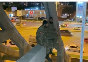 Özlərini qazi kimi təqdim edən şəxslər polis əməkdaşlarına xəsarət yetirməyə cəhd göstəriblər