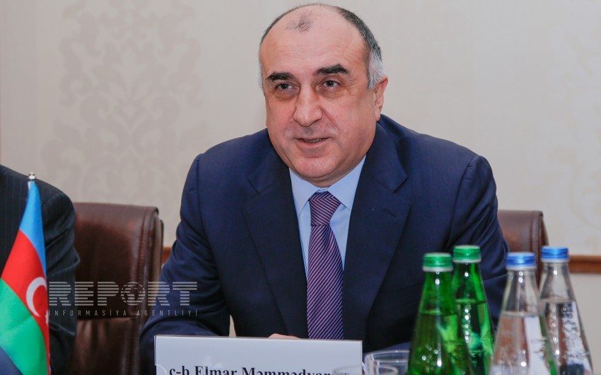 Azerbaijani FM meets outgoing UAE Ambassador