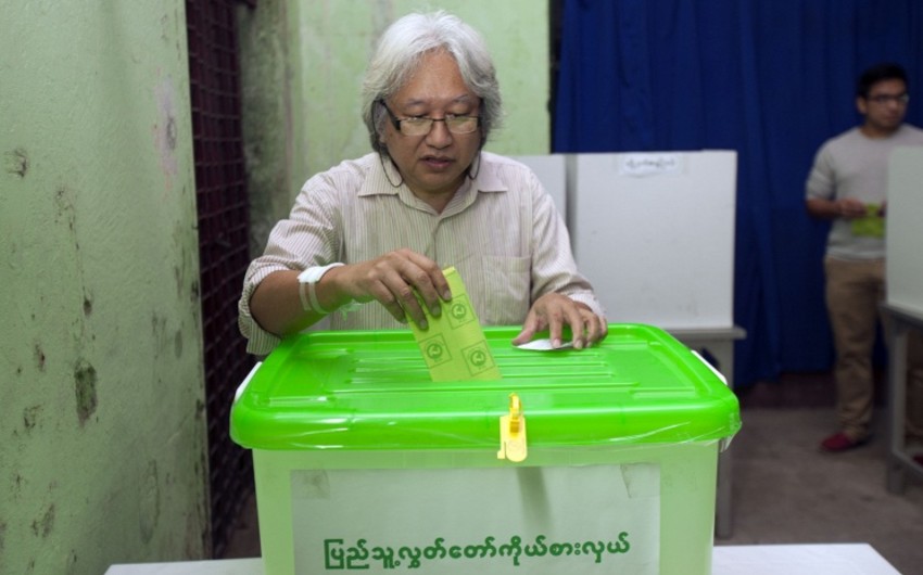 Myanmada son 25 ilin ilk parlament seçkiləri keçirilir
