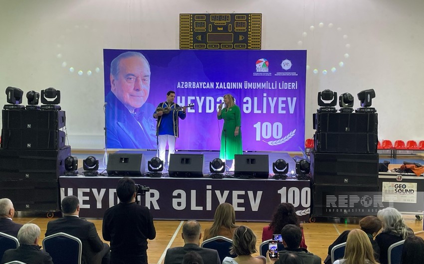 Gürcüstanda Heydər Əliyevin 100 illik yubileyi münasibətilə konsert keçirilib