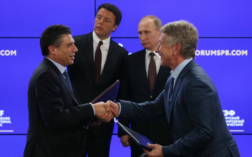 Путин: Россия и Италия заключили контракты на ПМЭФ на 1,3 млрд. долларов