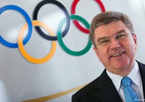 President of the International Olympic Committee arrives in Azerbaijan - PHOTO