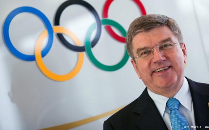 President of the International Olympic Committee arrives in Azerbaijan - PHOTO