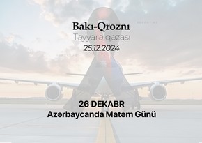 Bu gün Azərbaycanda matəm günüdür