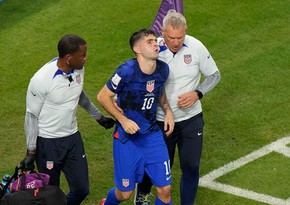 US football player taken to hospital after match with Iran