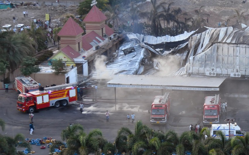 Число жертв пожара в игровой зоне на западе Индии достигло 27 человек