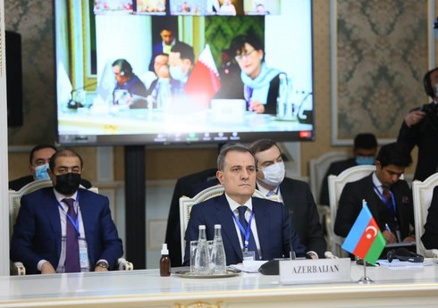 Джейхун Байрамов выступил на международной конференции в Таджикистане
