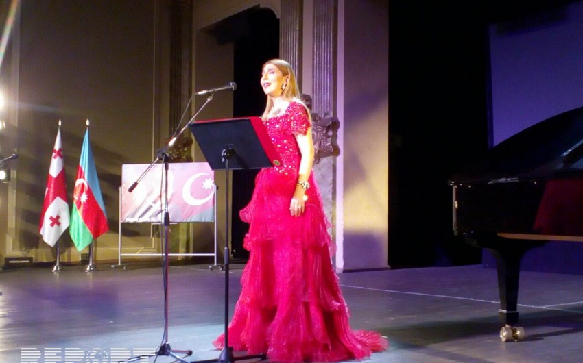 Фидан Гаджиева выступила с концертом в Тбилиси - ФОТО