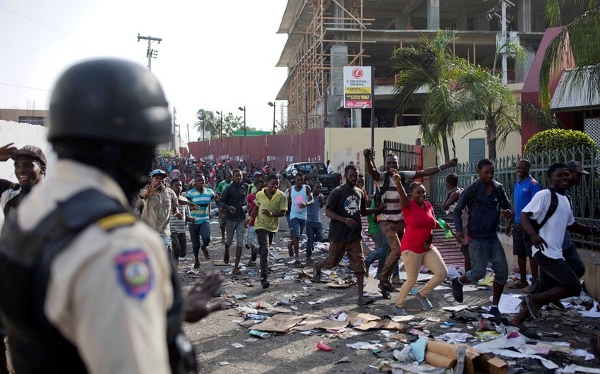 Haitidə iğtişaşlar zamanı beş ABŞ vətəndaşı saxlanılıb