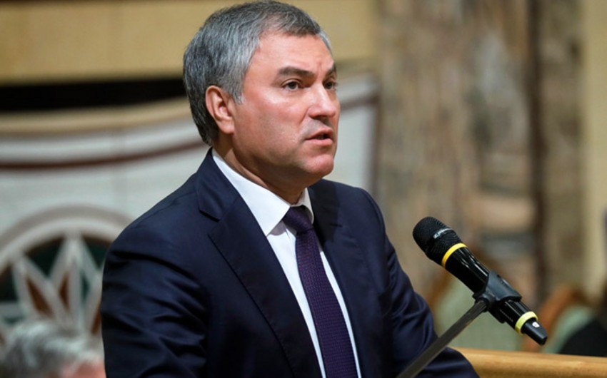 Russian State Duma Chairman will visit Azerbaijan in December
