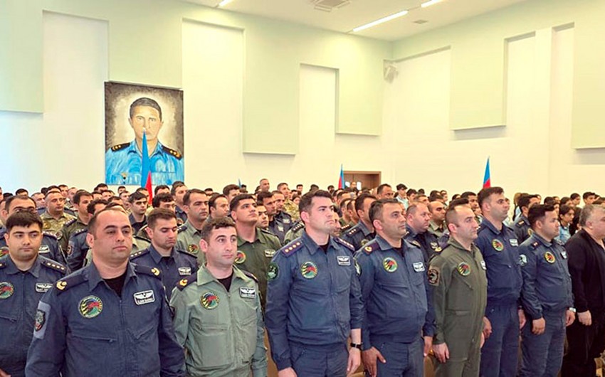 Для личного состава ВВС Азербайджана организовано мероприятие в духе патриотизма
