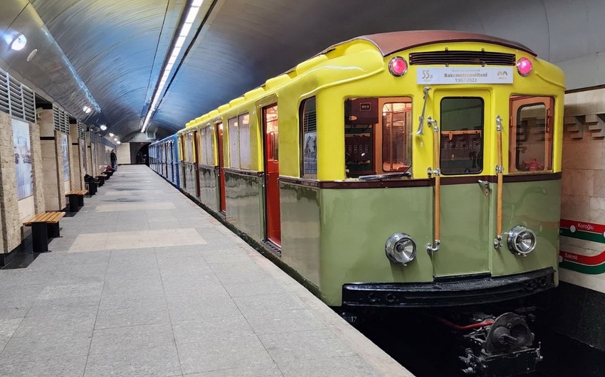 Baku Metro to present retro railcars on holidays