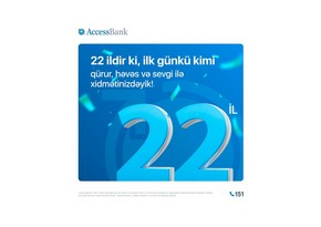 “AccessBank” 22 yaşını qeyd edir