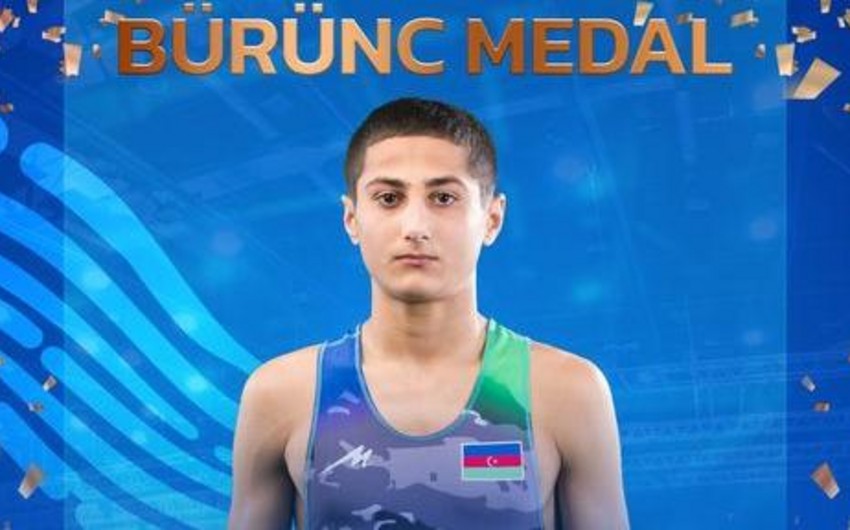 Azərbaycan güləşçisi dünya çempionatında bürünc medal qazanıb