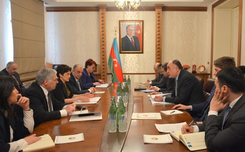 Эльмар Мамедъяров встретился с грузинской делегацией