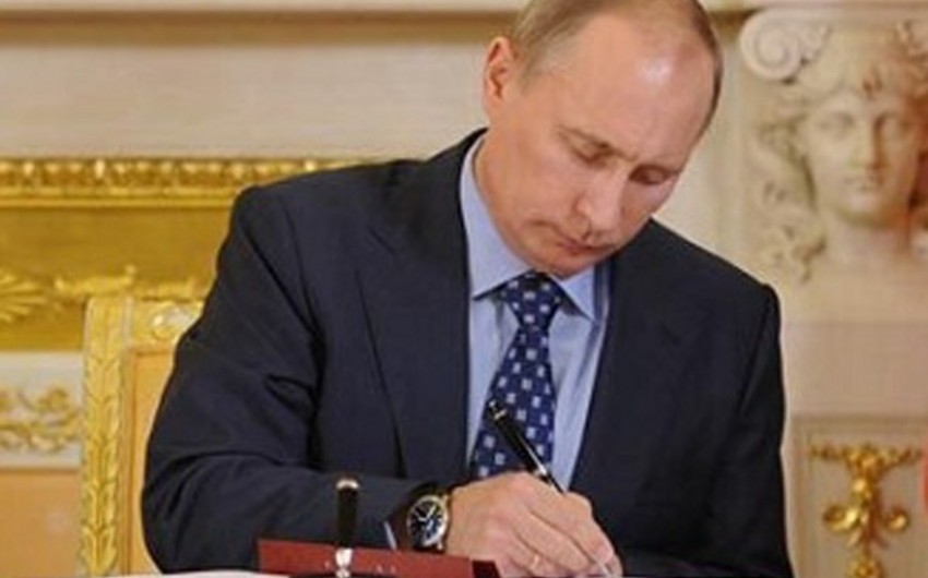 Putin signs decree on abolition of restrictive measures against Turkey