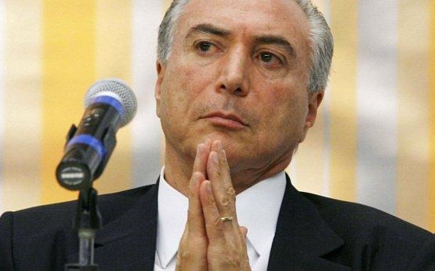 Braziliya prezidentinə qarşı korrupsiya ittihamı irəli sürülüb