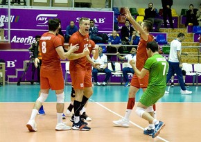 Azerbaijani male volleyballers to have their historic game today