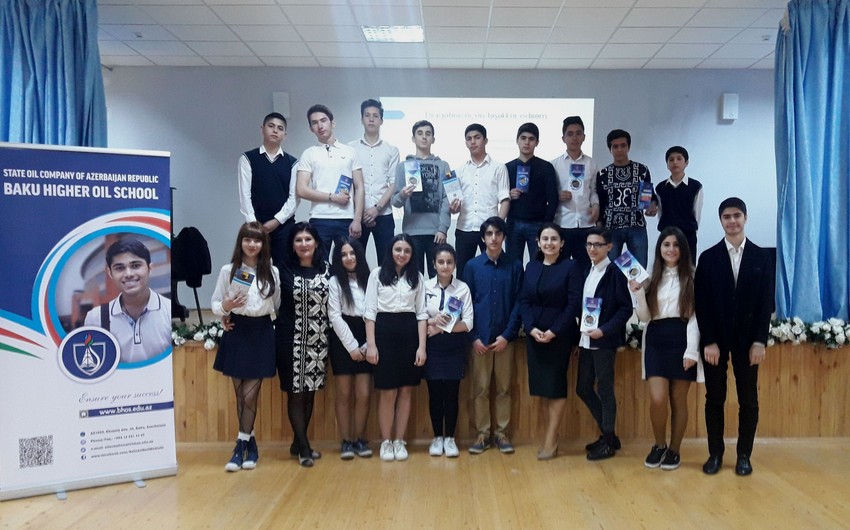Baku Higher Oil School successfully concludes presentations at schools