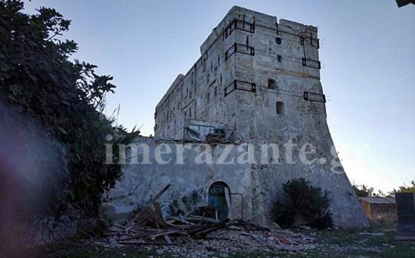 В Греции землетрясение разрушило православный монастырь