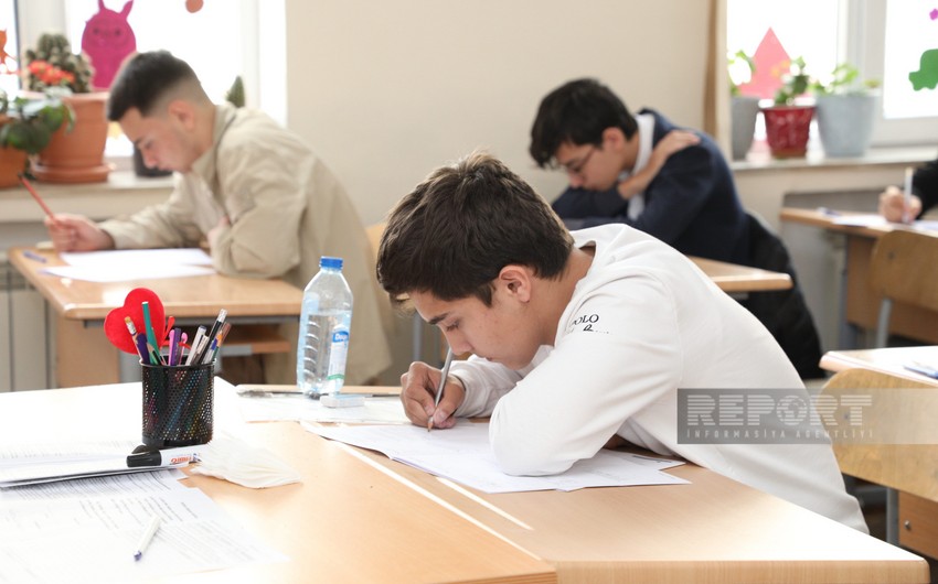 В Азербайджане проходят выпускные экзамены на уровне неполного среднего образования