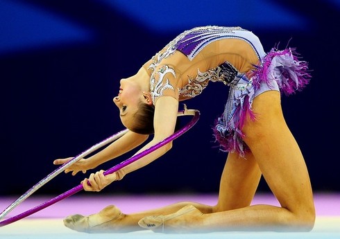 Азербайджанские гимнастки взяли две медали в Киеве