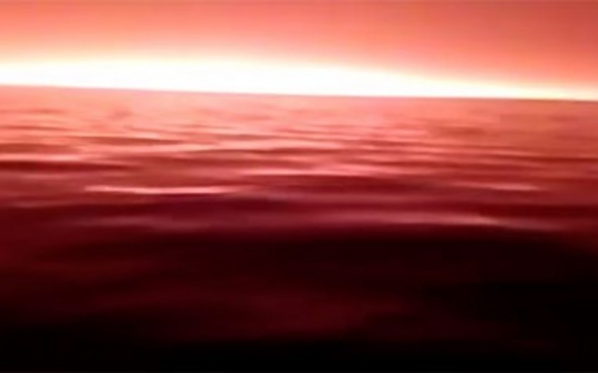Baikal turns into a lake of fire - VIDEO