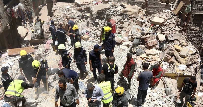 В Египте рухнул пятиэтажный дом
