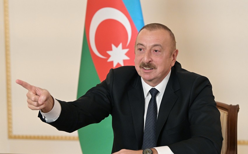 Ильхам Алиев: Я сказал, что выбрасываю в мусорное ведро все семь условий Пашиняна