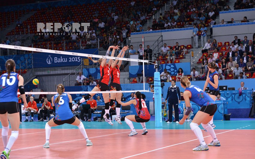 ​Баку-2015: Женская сборная Азербайджана встретилась с командой из Бельгии