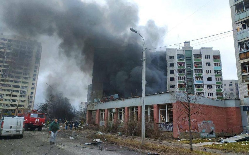 Ukraynanın Çerniqov şəhəri artilleriya və hava hücumuna məruz qalıb, 53 nəfər ölüb