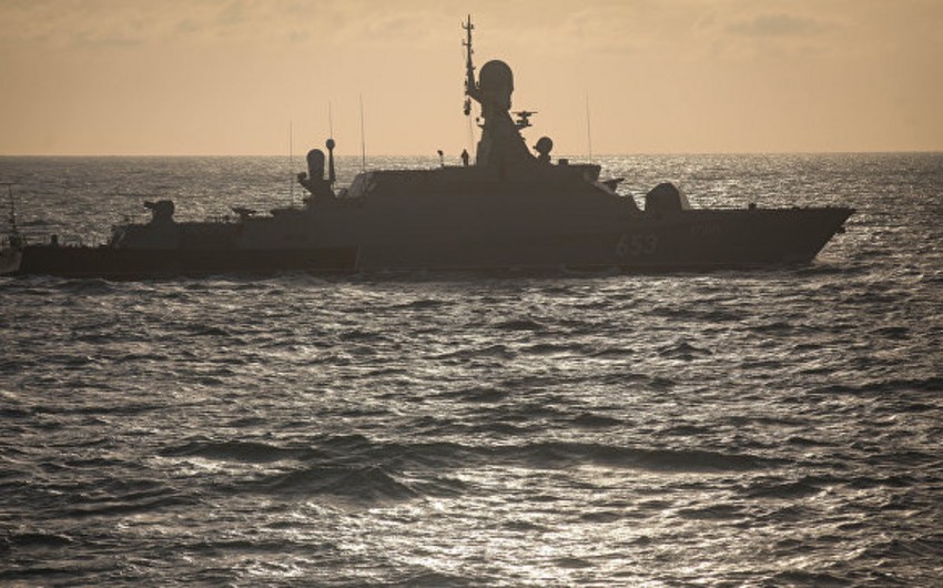 Russia launches marine trainings in Caspian Sea