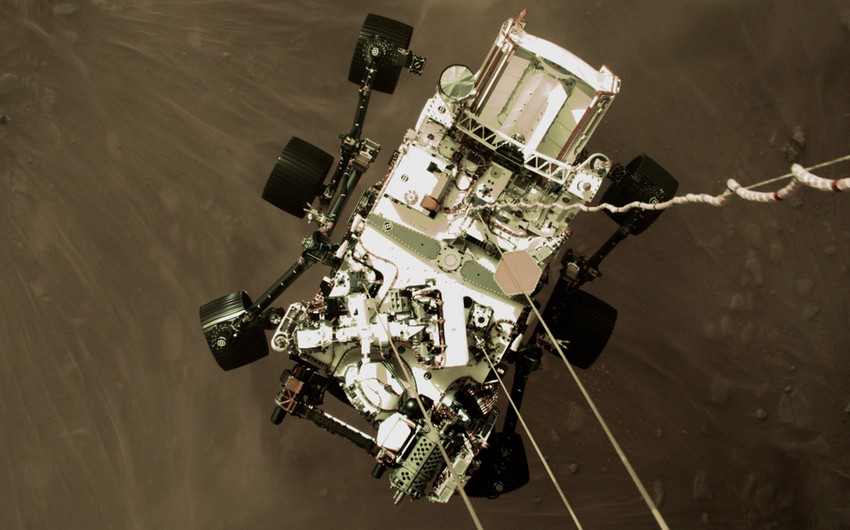 NASA's Perseverance rover takes its first test drive on Mars