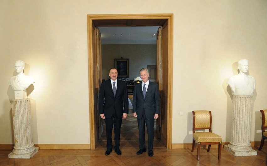 President Ilham Aliyev met with King Philippe of the Belgians