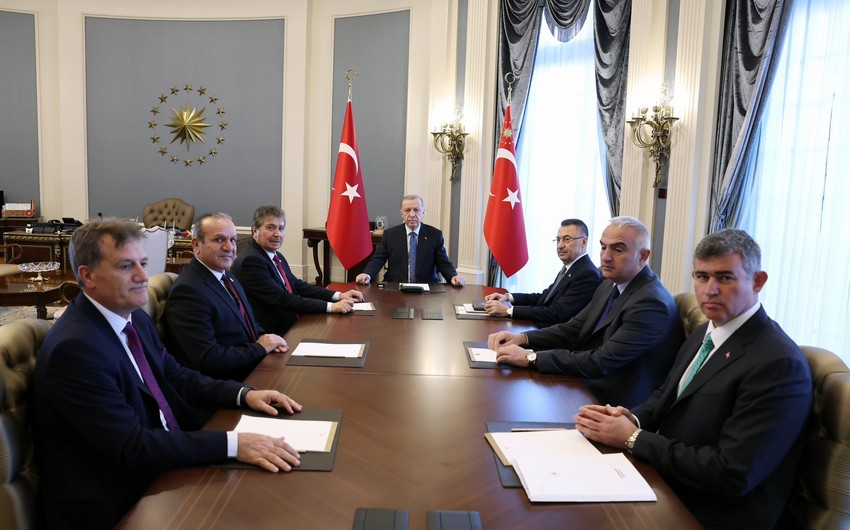 Erdogan receives prime minister of Turkish Republic of Northern Cyprus