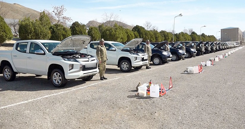 Combined Arms Army carries out technical inspection of auto vehicles