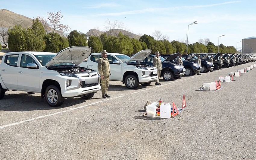Combined Arms Army carries out technical inspection of auto vehicles