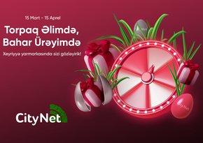 “CityNet” “Torpaq əlimdə, bahar ürəyimdə” xeyriyyə yarmarkasında iştirak edir