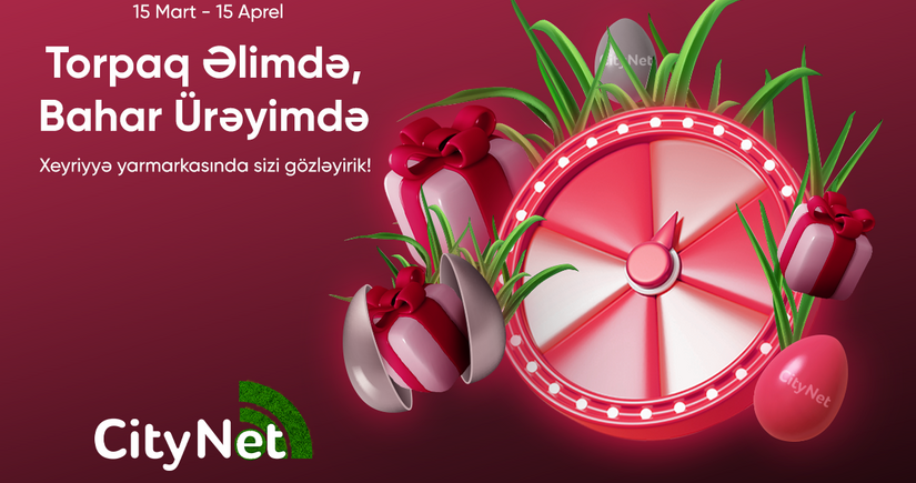 “CityNet” “Torpaq əlimdə, bahar ürəyimdə” xeyriyyə yarmarkasında iştirak edir