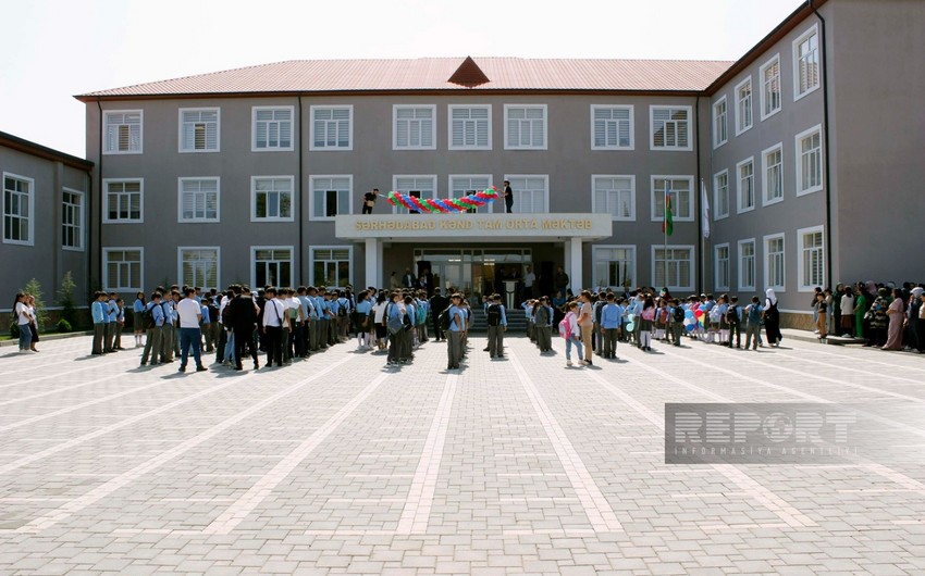 Heydər Əliyev Fondunun Cəlilabadda inşa etdiyi yeni məktəb binası istifadəyə verilib