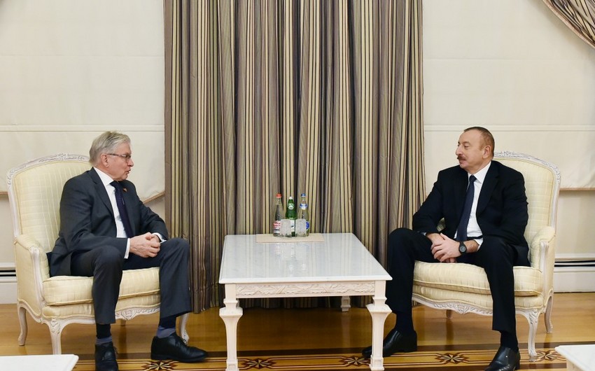 Президент Азербайджана принял бывшего председателя Сената Королевства Нидерландов